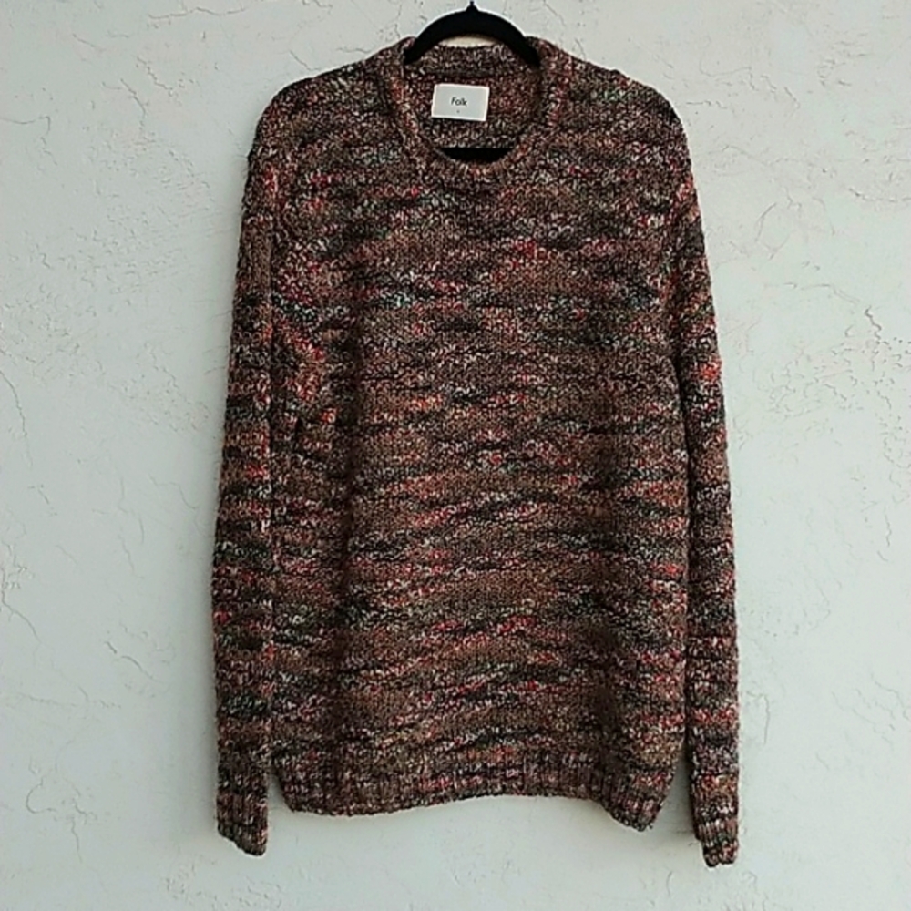 FOLK Multicolor Long Knit Sweater Size 6 (US: XXL)
